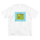 シャー論🍥の子ガニ育成ゲーム ビッグシルエットTシャツ