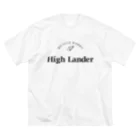 HighLander BicycleWorksのハイランダー夏服(ロゴ黒) Big T-Shirt