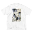 中村青雨 水墨画家  Artgalleryの山藤 ビッグシルエットTシャツ