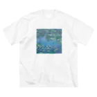 Art Baseのクロード・モネ / 睡蓮 / waterlilies / 1906 / Claude Monet ビッグシルエットTシャツ