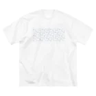 浮玉の散らし千鳥（mini） ビッグシルエットTシャツ