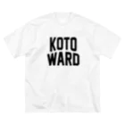 JIMOTOE Wear Local Japanの江東区 KOTO WARD ビッグシルエットTシャツ