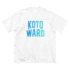 JIMOTO Wear Local Japanの江東区 KOTO WARD ビッグシルエットTシャツ
