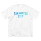 JIMOTOE Wear Local Japanの高松市 TAKAMATSU CITY ビッグシルエットTシャツ