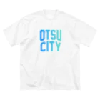 JIMOTO Wear Local Japanの大津市 OTSU CITY ビッグシルエットTシャツ
