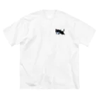 ちろるの雑貨店の魚をくわえる猫 Big T-Shirt