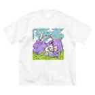 かじきの狼ちゃん ビッグシルエットTシャツ