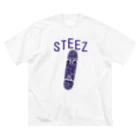 NIKORASU GOのスケボーデザイン「STEEZ」 ビッグシルエットTシャツ