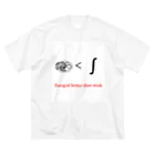 kyo_fnのIntegral better than steak ビッグシルエットTシャツ