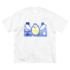 しずの@登録者400人突破☆の星の卵ロゴグッズ ビッグシルエットTシャツ