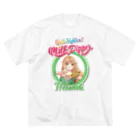 Milk☆Dipperのガールズファイター！ミルクディッパー☆06☆Hitomi ビッグシルエットTシャツ