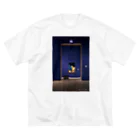 many to qualityのart gallery ビッグシルエットTシャツ
