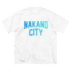 JIMOTOE Wear Local Japanの中野区 NAKANO CITY ロゴブルー Big T-Shirt