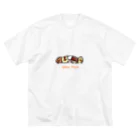 Mitsu-ZoのZebra-Finch ビッグシルエットTシャツ