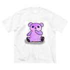 ANIMAL WORLDのはにかみクマちゃん ビッグシルエットTシャツ