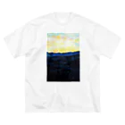 タクオぶのタクオぶ グラTシャツ「夜明け」 Big T-Shirt