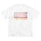 TOBA TOBA COLAのSUNSET TOBA TOBA ビッグシルエットTシャツ