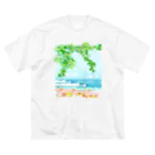 ボウズサーフのWave ビッグシルエットTシャツ