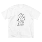 SHIRO-chan SHOPのとっん、へ ビッグシルエットTシャツ