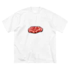 夏のどんぶり(ドンブリ)　ブラザーズ【ドンブラ】のお肉 ビッグシルエットTシャツ