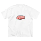 夏のどんぶり(ドンブリ)　ブラザーズ【ドンブラ】のお肉 ビッグシルエットTシャツ