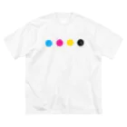 そらまめのCMYK ビッグシルエットTシャツ