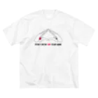 无意識的商會のHAND EYEs ビッグシルエットTシャツ