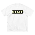 AAAstarsのSTAFF　ー片面ﾌﾟﾘﾝﾄ ビッグシルエットTシャツ