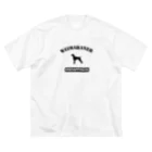 onehappinessのONEHAPPINESS　ワイマラナー ビッグシルエットTシャツ