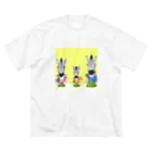 あま田こにーのしまうま、くさ、おいしい。 Big T-Shirt