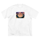 SAKURA スタイルのホースシューベンド Big T-Shirt