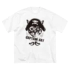 NobigaoのNobigao 海賊猫 ビッグシルエットTシャツ