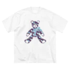 さかたようこ / サメ画家のサメ好きのためのテディベア| Water Purple ビッグシルエットTシャツ