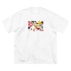 SAKURA スタイルの破棄され山積みされたぬいぐるみ ビッグシルエットTシャツ