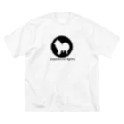 trill. 日本スピッツグッズのお店の【Shadow】Japanesespitz ビッグシルエットTシャツ