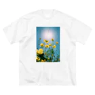 M.AjiroのFloral Composition No.4 ビッグシルエットTシャツ