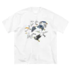 LOTORIのサギ大集合 Big T-Shirt