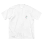 ぽいんこの2月のイッヌ ビッグシルエットTシャツ