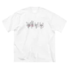 shizu-hikaruの猫のアイテム  ビッグシルエットTシャツ