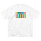 SAKURA スタイルの虹色　フェンダー  Big T-Shirt