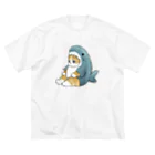 mofusandのサメにゃん ビッグシルエットTシャツ