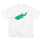 ふとんにおぼれるのジンベエザメ 冬の星座 緑 Big T-Shirt