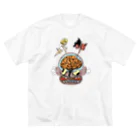 nidan-illustrationの“scramble" ビッグシルエットTシャツ