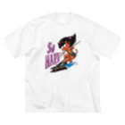 nidan-illustrationの“So HARD” ビッグシルエットTシャツ