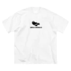 NPO法人SMILE ANIMALSオフィシャルショップのMILES君_Black00121 ビッグシルエットTシャツ