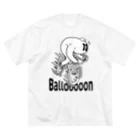 nidan-illustrationの"Ballooooon" #1 ビッグシルエットTシャツ