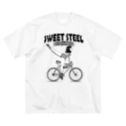 nidan-illustrationの"SWEET STEEL Cycles" #1 ビッグシルエットTシャツ