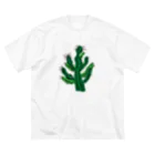 れなしやの渋かっこいい★多肉植物 ビッグシルエットTシャツ