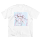 monchimochiのツインテール ビッグシルエットTシャツ