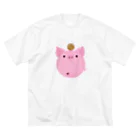 Draw freelyのぶたくん ビッグシルエットTシャツ